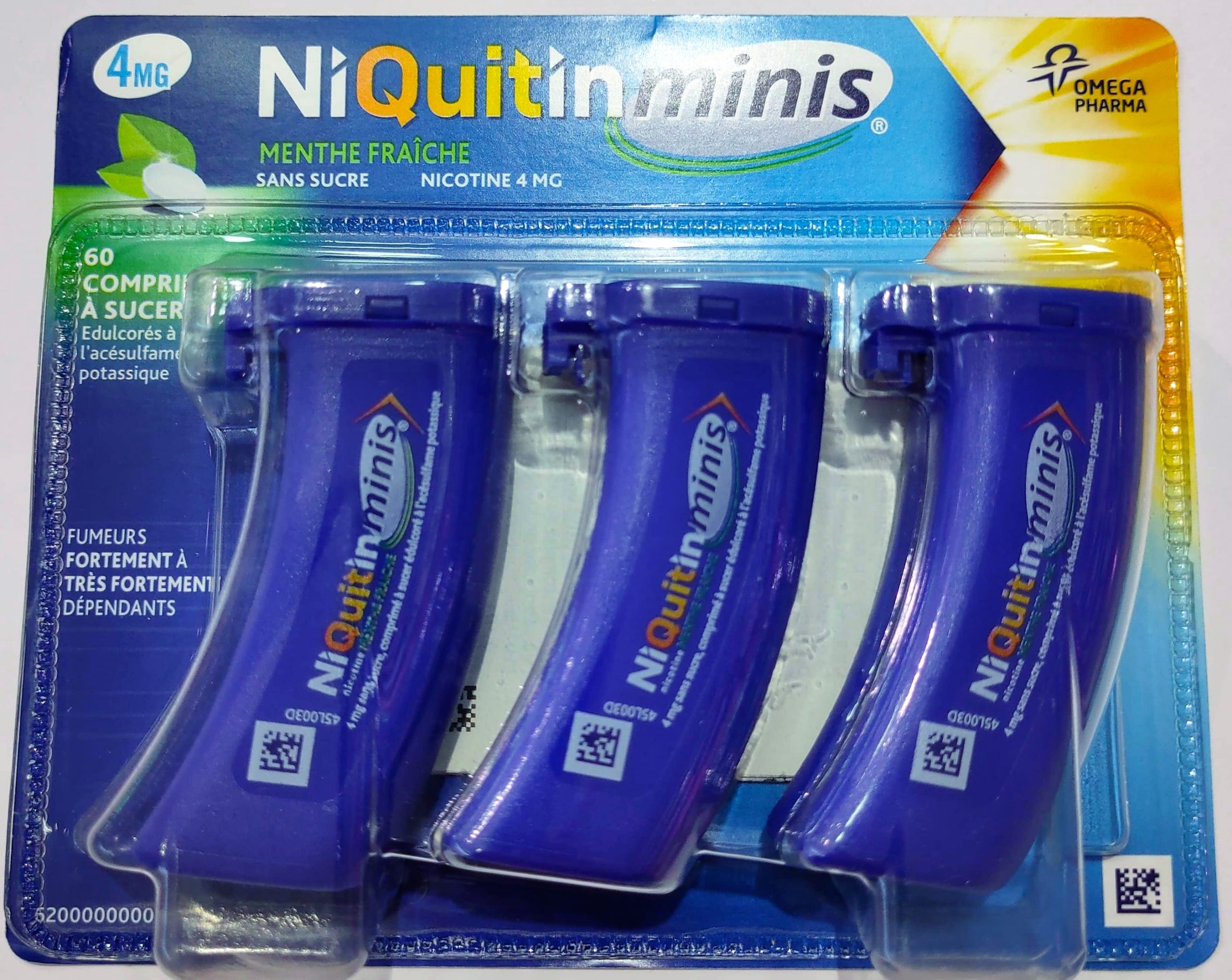 Niquitin MINIS Menta 1.5 mg Pastillas 600 pastillas para dejar de fumar comprar en Gran Farmacia Andorra
