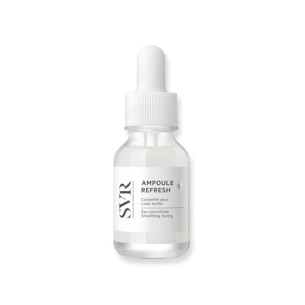 SVR LABORATOIRE COSMETIQUE Ampoule Refresh. Concentrado de ojos tonificante y alisante. Sérum para despertar, tonificar y suavizar el contorno de tus ojos en tu día a día.