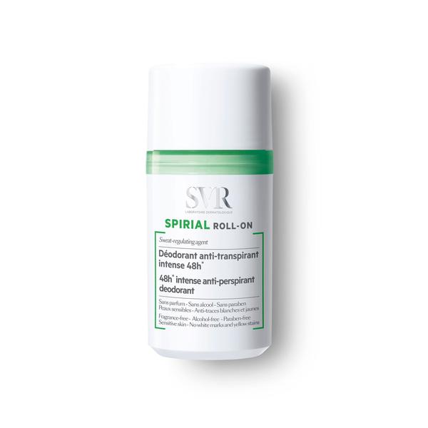 SVR SPIRIAL Roll-On Desodorante antitranspirante intenso 48 h SIN FRAGANCIA