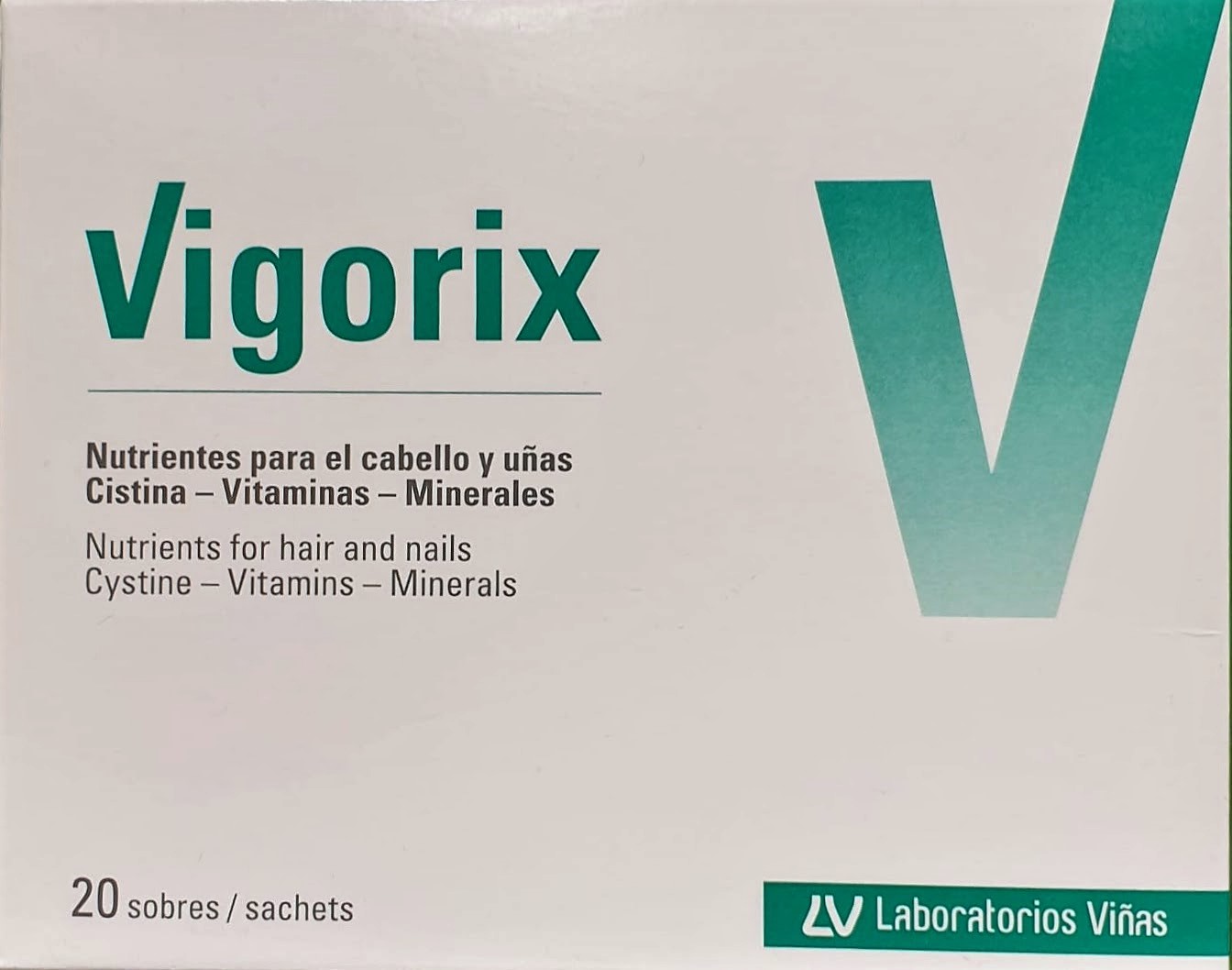 Vigorix es un complemento alimenticio con una combinación equilibrada de elementos nutritivos para la nutrición de cabellos y uñas. Vigorix contiene L-cistina, ácido pantoténico, vitamina B6, biotina, hierro y zinc
