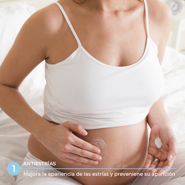RITUAL MAMI FIT Durante el embarazo el cuerpo experimenta cambios de peso y la piel necesita hidratación extrema, ya que su falta puede causar estrías, celulitis, mientras que el pecho pierde tonicidad y firmeza