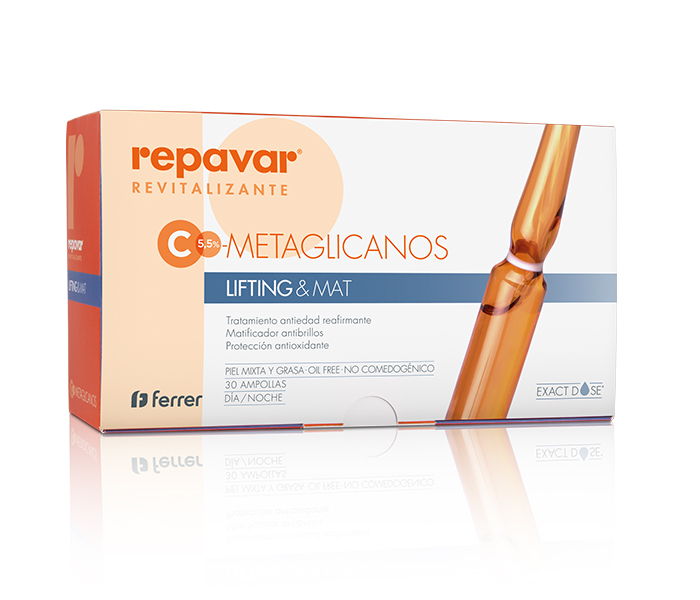REPAVAR REVITALIZANTE C5,5% - Metaglicanos Lifting&Mat: Tratamiento Antioxidante y Antiedad para piel seca