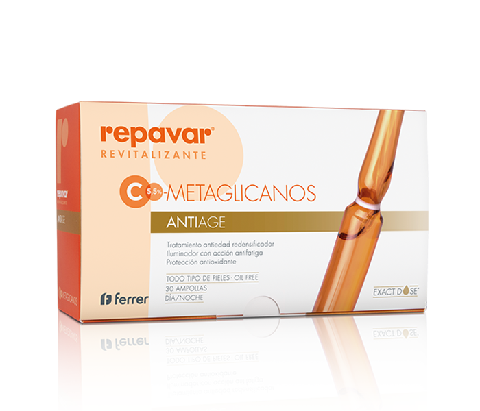 Repavar Ferrer Revitalizante C5,5% Metaglicanos Antiage: Tratamiento Antioxidante y Antiedad para piel Mixta