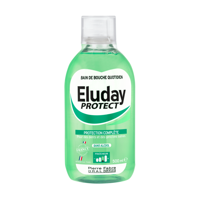 Eluday Protect | bain de bouche quotidien protection complète Cosmétique Complète les bienfaits du brossage | Rafraîchit l'haleine