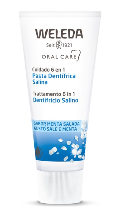 COMPRAR WELEDA Pasta Dentífrica Salina Pasta dentífrica natural. Cuidado 6 en 1. 6 beneficios para dientes y encías.