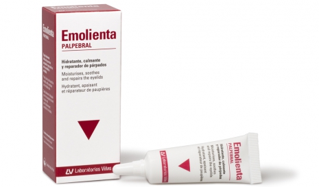 Emolienta Palpebral es una crema con activos hidratantes, calmantes y de acción reparadora, especialmente indicada para los párpados cuya piel es más sensible e irritable.