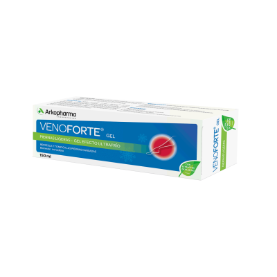 El Gel Venoforte® «Efecto frío» es muy beneficioso para las piernas cansadas y con sensación de pesadez. Su fórmula única, a base de plantas y mentol, proporciona una agradable sensación de frío vigorizante y un efecto frío inmediato.