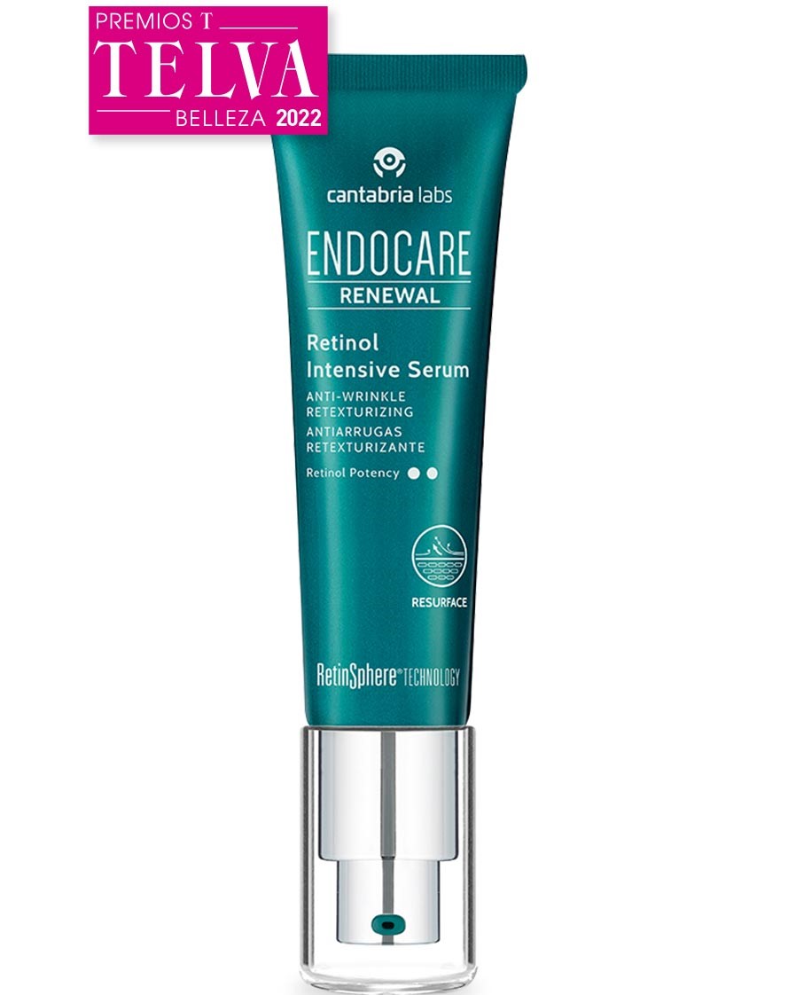 ENDOCARE RENEWAL Retinol Intensive Serum (0.5% Retinol Puro) Formulado en microesponjas en textura anhidra: Antiarrugas. Retexturizante Serum de textura anhidra formulada con RetinSphere® Technology, contiene alta concentración de retinoides en microesponjas que proporcionan una retexturización y renovación epidérmica intensiva. Reduce visiblemente las líneas de expresión y arrugas y unifica la textura de la piel, mejorando así su apariencia y luminosidad.