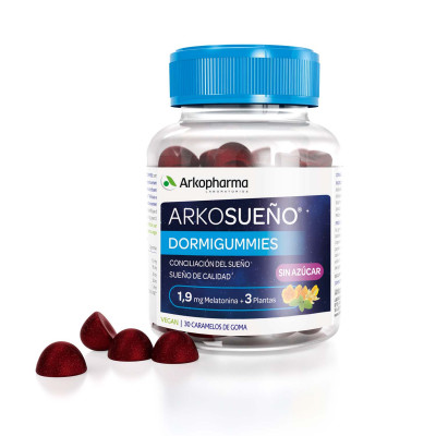 Arkosueño® Forte 8h libera melatonina en dos fases: Una liberación inmediata de Melatonina (1mg) para conciliar el sueño y (0,9mg) de liberación durante la noche para evitar los despertares nocturnos.