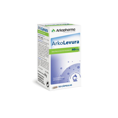 ArkoLevura® tu aliado para el bienestar digestivo y el equilibrio de la flora intestinal. ArkoLevura® cápsulas es un complemento alimenticio a base de levadura (Saccharomy-ces boulardii).