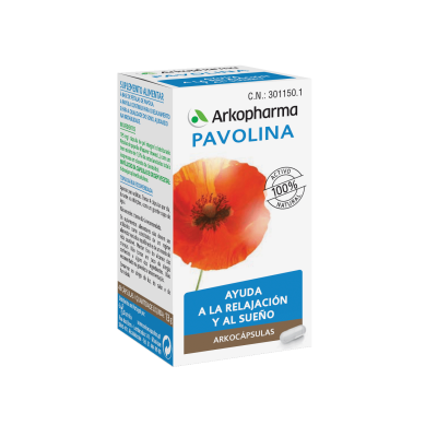 Arkocápsulas® Pavolina es un complemento alimenticio a base de pétalos de Amapola. La amapola contribuye a la relajación y a recuperar el sueño, ayudado así a recobrar la calma y la serenidad.